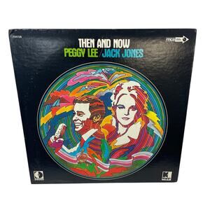 Vintage 1970 Then and Now Peggy Lee Jack Jones Music LP Vinyl Record